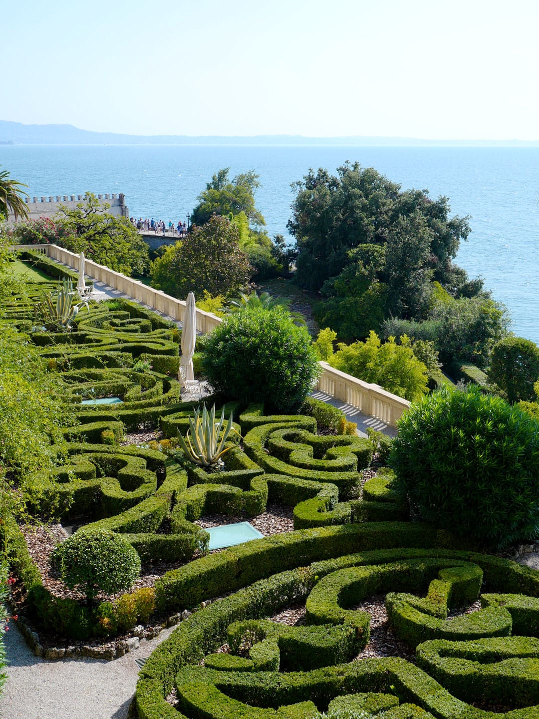 Der italienische Garten auf der Isola del Garda
