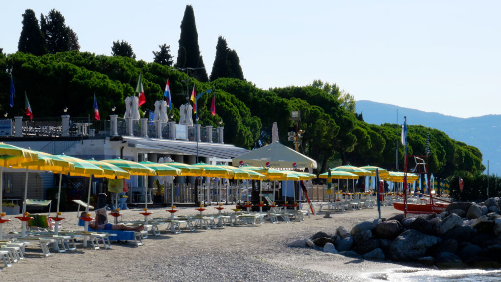 Spiaggia Lido Azzurro im Herbst